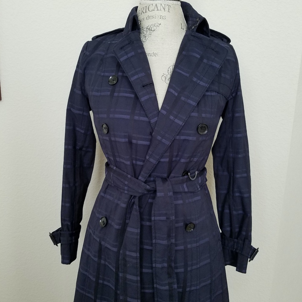 Banana Republic Navy Blue Classic Trench Coat